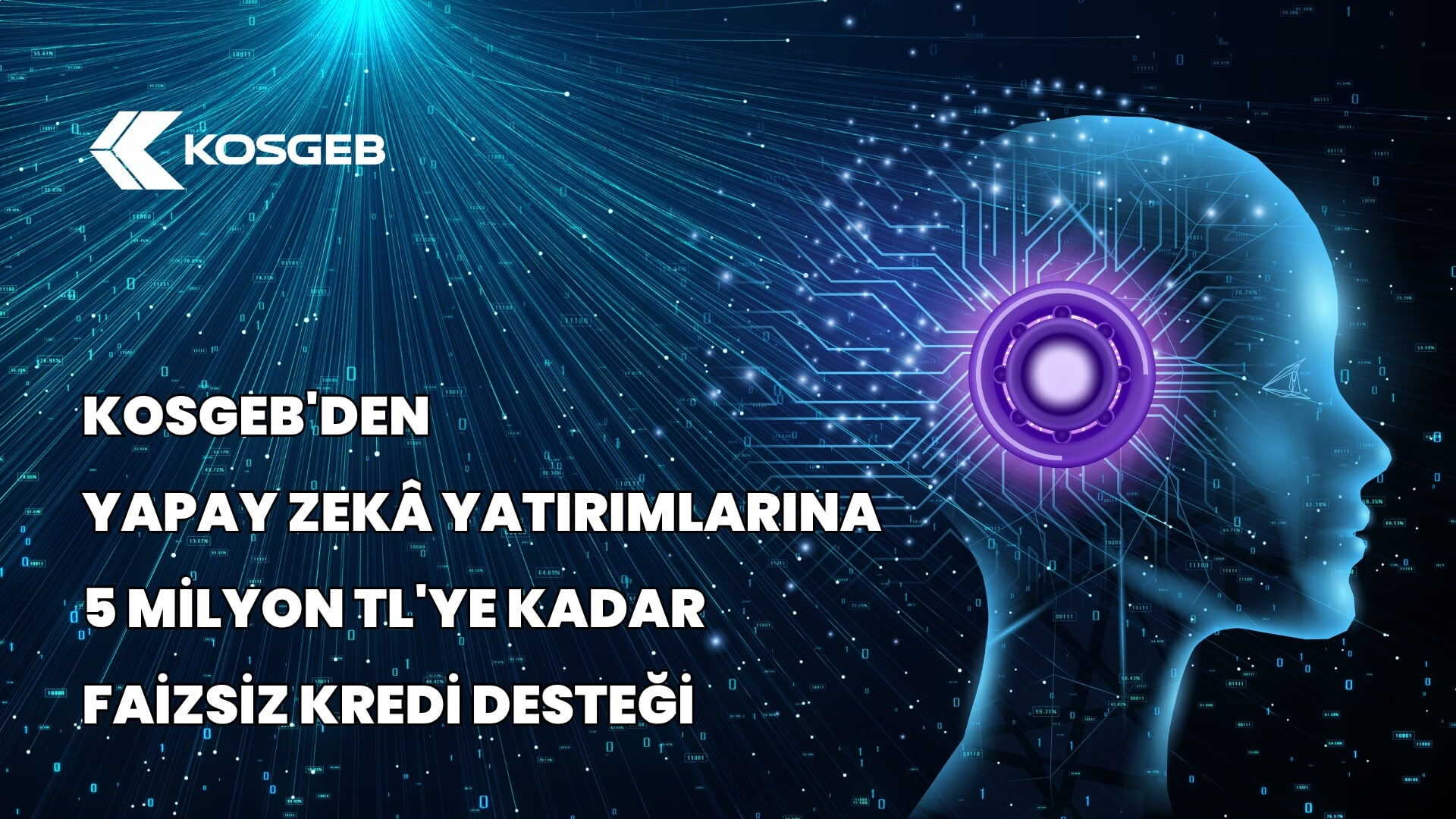 KOSGEB Yapay Zekâ Kredisi Programı Çağrısı
