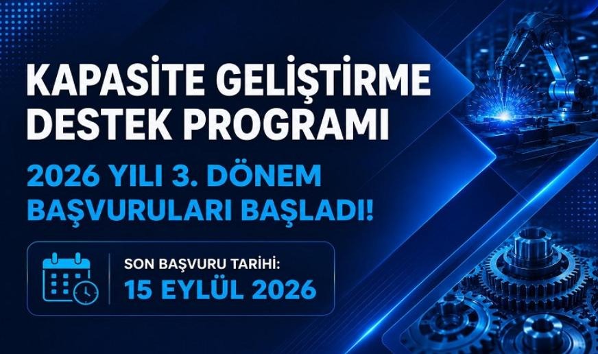 KOSGEB Kapasite Geliştirme Destek Programı 2026 Yılı 3. Başvuru Dönemi Başladı