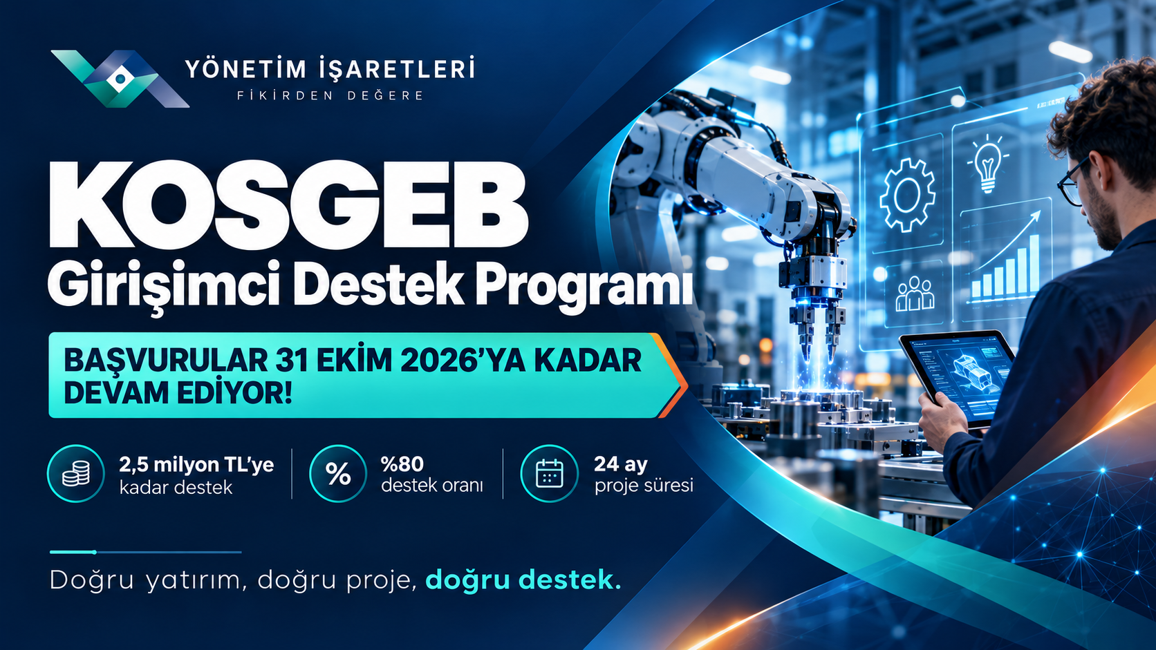 KOSGEB Girişimci Destek Programı 2026 Yılı 3. Dönem Başvuruları Başladı